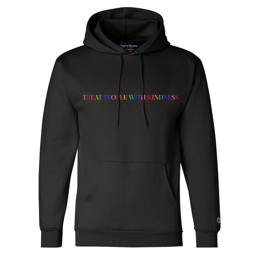 HARRY STYLES 🌈 TPWK Treat People With Kindness Black Sweatshirt